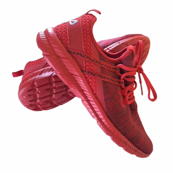 Fila Other - Mens Red Fila Sneakers Size 8